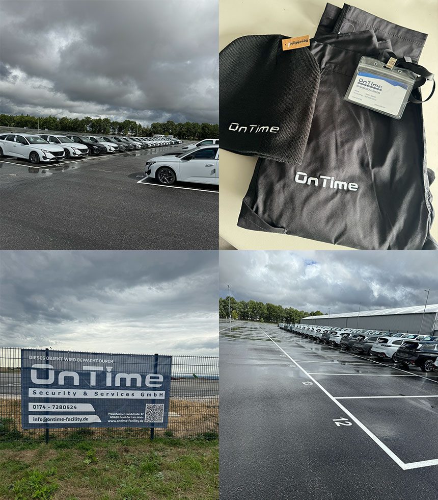 Collage-KFZ-Logistik